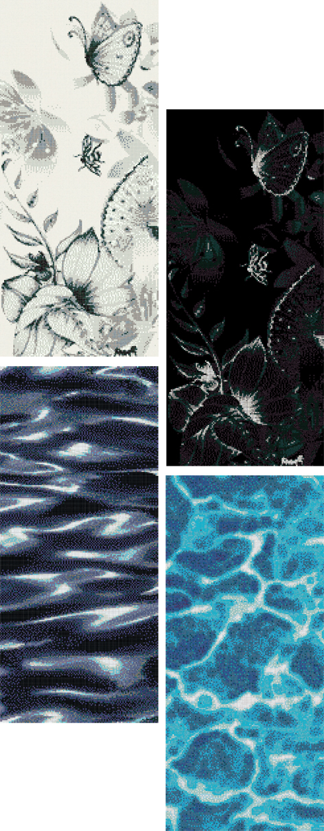 New mosaic wall decorations for Bisazza