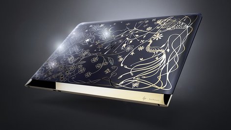 Crystals and Gold for HP's Spectre laptop