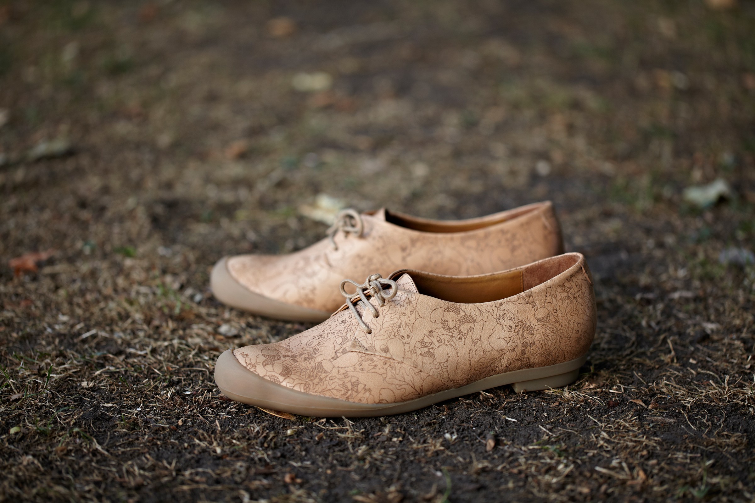 Squirrel Shoes and Oak Leaf Frills