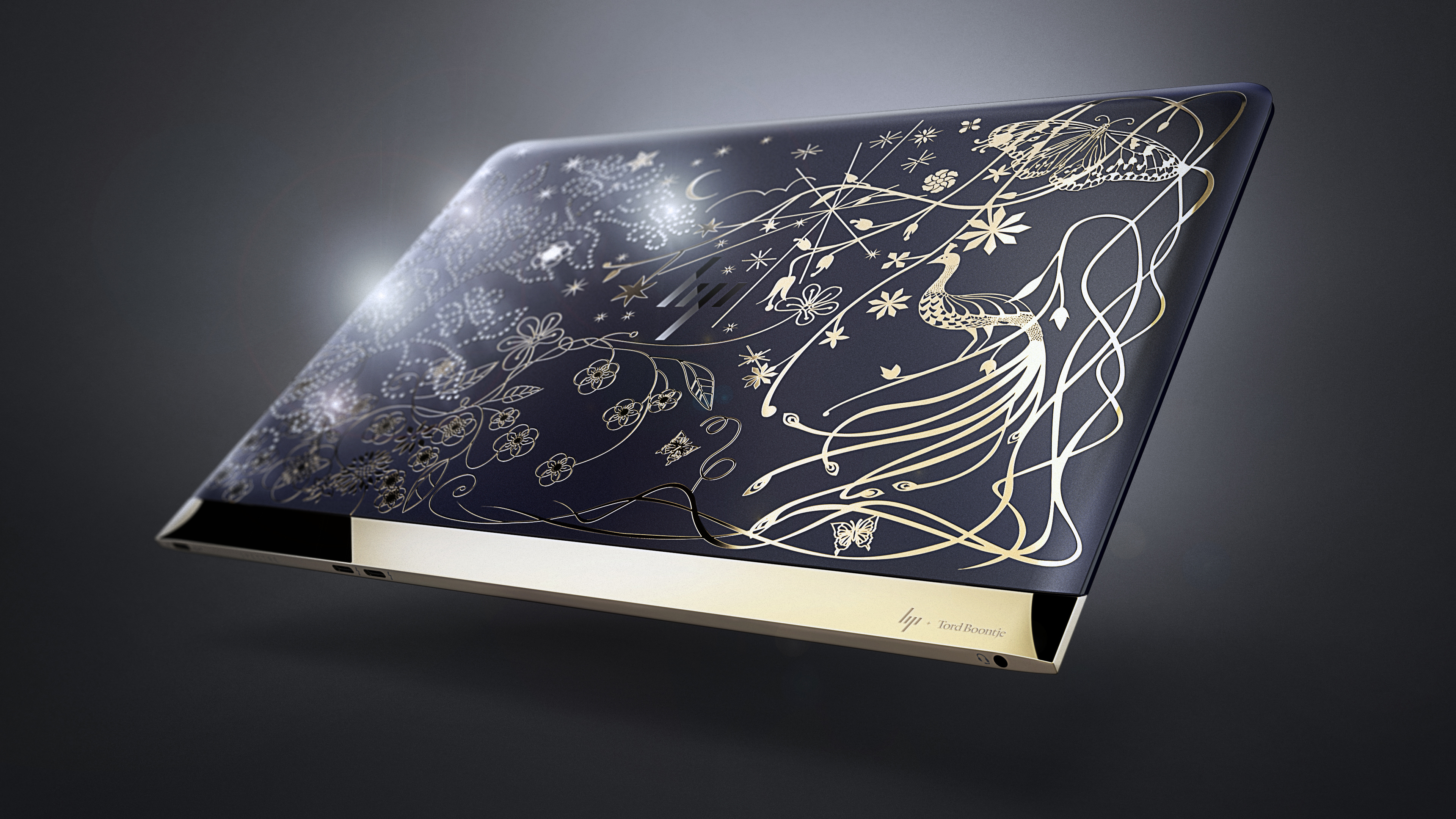 Crystals and Gold for HP's Spectre laptop